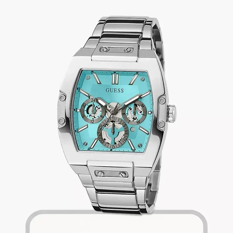 Guess Phoenix Multi-function Tiffany Dial Fashion Men’s Watch- GW0456G4